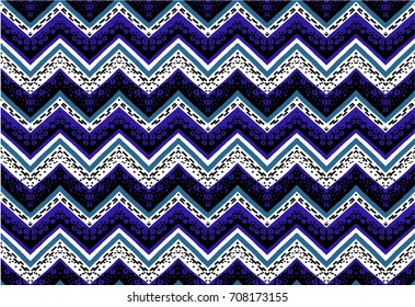 Seamless vector pattern. Geometrical background with hand drawn decorative tribal elements in vintage brown colors. Print with ethnic, folk, traditional motifs. Graphic vector illustration.