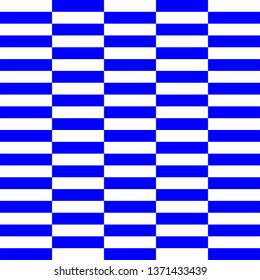 Seamless vector pattern. Geometrical square background. Blue and white colors. Vertical vector tile. Abstract illustration.