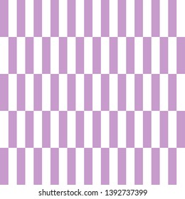 Seamless vector pattern. Geometrical square background. Purple and white colors. Vertical vector tile. Abstract illustration.