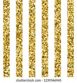 Seamless vector pattern with gold element