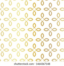 Seamless vector pattern. Gold texture. Golden 10 eps background for design, fabric, textile, web and advertising banner.