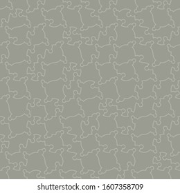 seamless vector pattern with grey abstract linear shapes