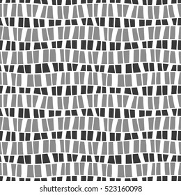 Seamless vector pattern. Grey geometric background. Graphic illustration
