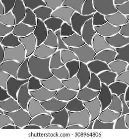 Seamless vector pattern with grey tiles
