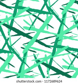 Seamless Vector Pattern. Grunge Texture with Brush Strokes for Calico, Wrapping, Cotton. Trendy Background in Modern Style. Noisy Seamless Texture.