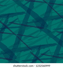 Seamless Vector Pattern. Grunge Texture with Dry Brush Strokes for Plaid, Cloth, Blanket. Trendy Background in Modern Style. Noisy Seamless Texture.