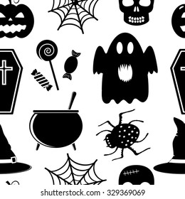 Seamless vector pattern for Halloween