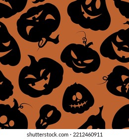 Seamless vector pattern for Halloween design. Vector illustration