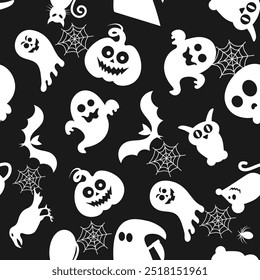 Seamless vector pattern for Halloween design