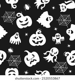 Seamless vector pattern for Halloween design.