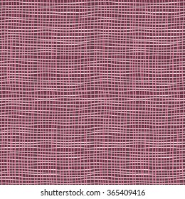 Seamless vector pattern - hand drawn background with bright stripes and waves in pink and purple tones.