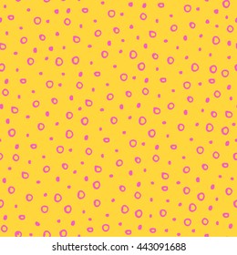 Seamless vector pattern. Hand drawn background in sketch style. Paint with brush.