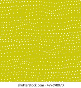 Seamless vector pattern with hand drawn ink polka dots for fabric, cards, invitations, wrapping paper, stationery and web backgrounds