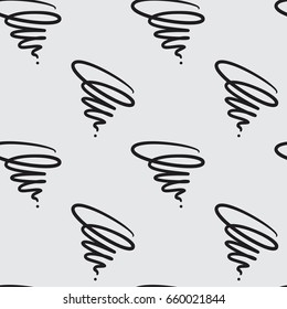 Seamless vector pattern with hand drawn curly lines or scribbles. Decorative background texture for print, invitation, textile, fabric, wallpaper, card, poster, home decor, packaging, wrapping paper. 