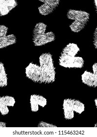 seamless vector pattern heart valentines day