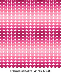 Seamless vector pattern hearts. Pattern for gift wrapping paper, fabric, clothes, textile, surface textures, scrapbook. Design for Valentine's Day, for Mother's Day, for baby shower.