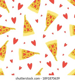 cartoon pizza background