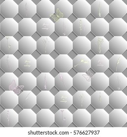 Seamless vector pattern. Herbs.