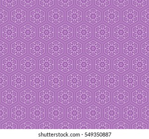 seamless vector pattern of hexagons. purple color. for your business presentations, printing, design.