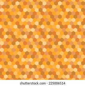 Seamless vector pattern of honey cells