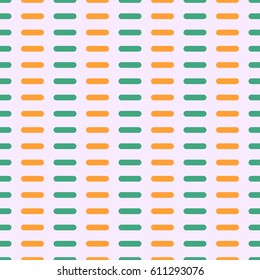 Seamless vector pattern with horizontal rounded rectangles