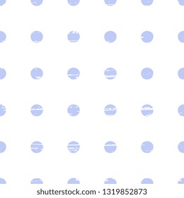 Seamless vector pattern, illustration of blue circles, polka on a white background, artistic, textured. Beautiful tile, wrapper, cover, textile, postcard, wallpaper design.