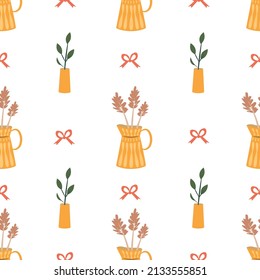 Seamless vector pattern illustration for wallpaper, textile, paper and other design.