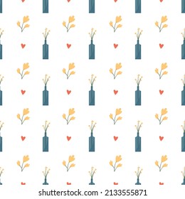 Seamless vector pattern illustration for wallpaper, textile, paper and other design.