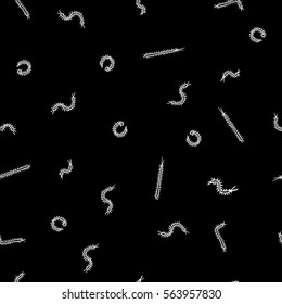 Seamless vector pattern with insects for textile, ceramics, fabric, print, cards, wrapping