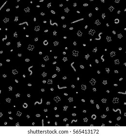 Seamless vector pattern with insects for textile, ceramics, fabric, print, cards, wrapping