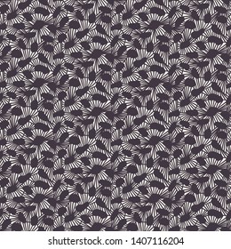 Seamless vector pattern. Intricate organic hand drawn mosaic. Repeating geo tileable background. Ornamental stylized rounded shape pebbles. Monochrome surface design textile, all over print wallpaper