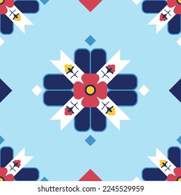 Seamless vector pattern. With a large pattern.