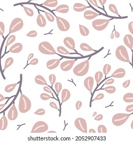Seamless Vector Pattern Leaves  design for background, wallpaper, clothing, wrapping, fabric