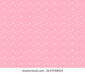Seamless vector pattern. Light pink abstract background with love pattern. Repeating design and suitable for wallpaper, decoration, background, paper fabric, etc.