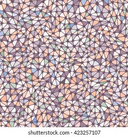 Seamless vector pattern of linear mesh background.  Pastel colors. Contemporary.