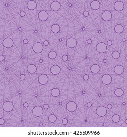 Seamless vector pattern of linear mesh on isolated background. Contemporary. Isolated.
