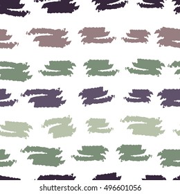 Seamless vector pattern made by hand drawn thin paint strokes. In happy pastel colors.