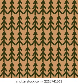 Seamless vector pattern made from simple Christmas trees.