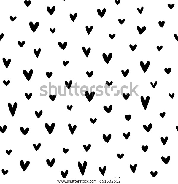 Seamless Vector Pattern Made Small Sketchy Stock Vector (Royalty Free ...