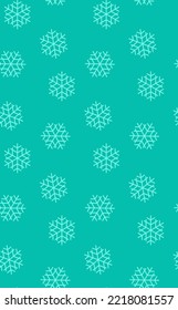 Seamless vector pattern made of snowflakes, unchy forms and colors that demand attention