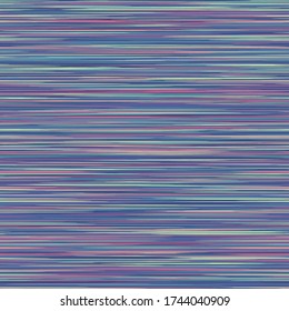 Seamless vector pattern marl stripe  Rainbow variegated heather texture background  Vintage 70s style striped abstract all over print 