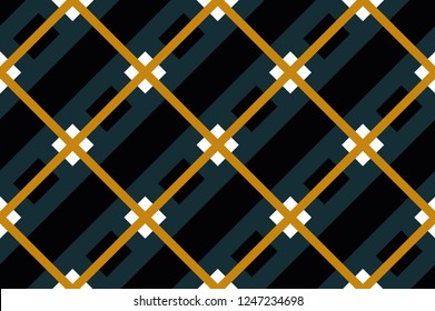 Seamless vector pattern with the mesh, grid.  Modern graphic design. Hipster creative tileable print. Geometric motif Memphis style Digital paper for web designing, backdrops, backgrounds, cover.