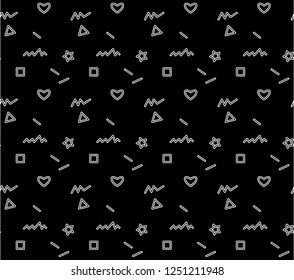 Seamless vector pattern. Modern design.