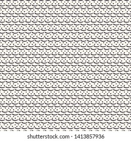 Seamless vector pattern. Modern geometric waves. Hand drawn horizontal lines. Repeating art stripes background. Abstract ornamental water flow. Trendy surface design textile, all over print, wallpaper