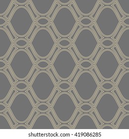 Seamless vector pattern. Modern geometric ornament with repeating elements