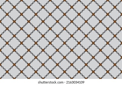 Seamless vector pattern modern repeating diagonal black geometric rhombus geometric tiles repeatable on gray background.
