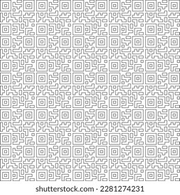 Seamless vector pattern. Modern stylish texture. Repeating geometric tiles from striped elements