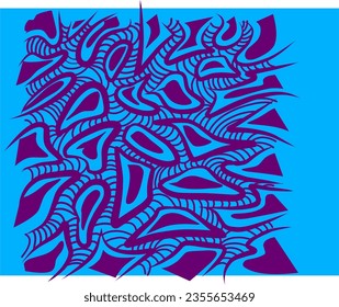 Seamless vector pattern. Modern stylish abstract texture