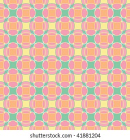 Seamless vector pattern with motley tiles