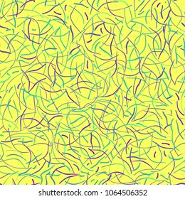 Seamless vector pattern with multucolored random scribbls and lines.  Perfect for wallpaper, gift paper, fabric print, pattern fills, web design.